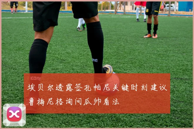 埃贝尔透露签孔帕尼关键时刻建议鲁梅尼格询问瓜帅看法