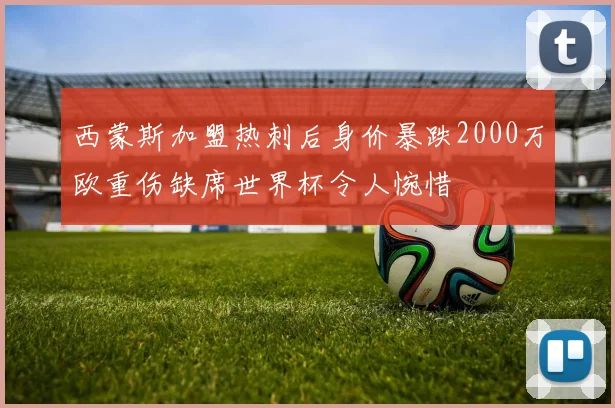 西蒙斯加盟热刺后身价暴跌2000万欧重伤缺席世界杯令人惋惜
