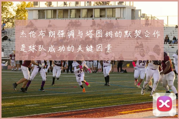 杰伦布朗强调与塔图姆的默契合作是球队成功的关键因素